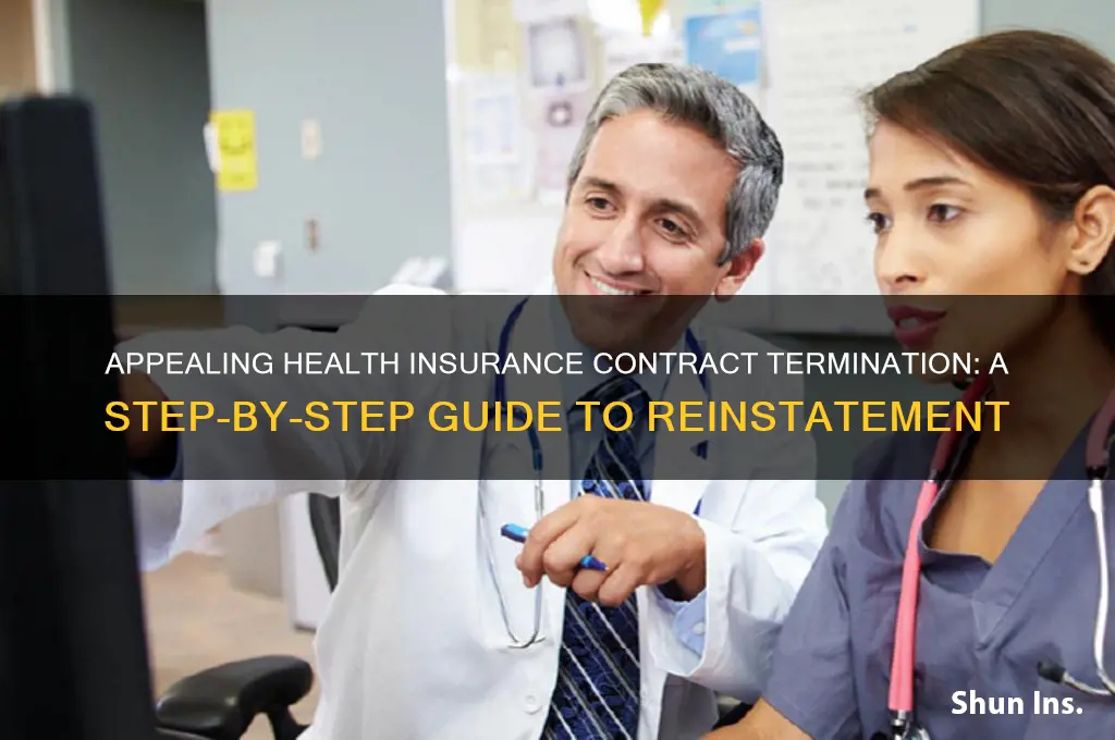 how to appeal health insurance contract termination