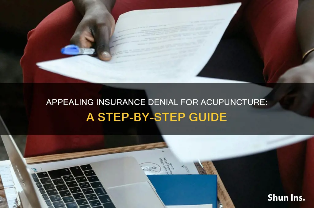 how to appeal insurance acupuncture denial