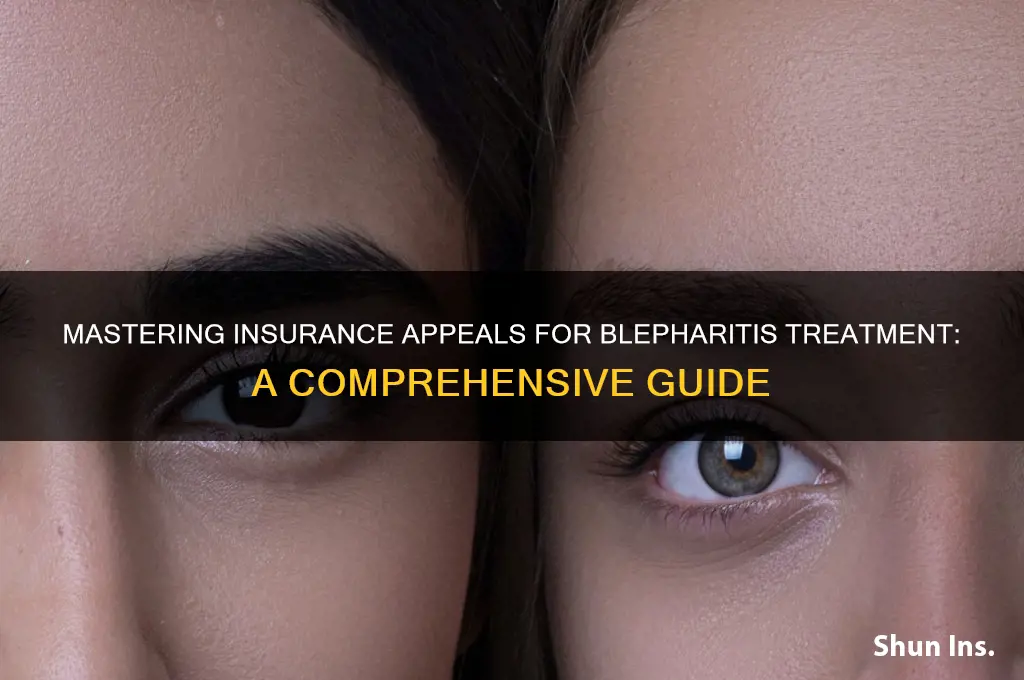 how to appeal insurance for blepharitis