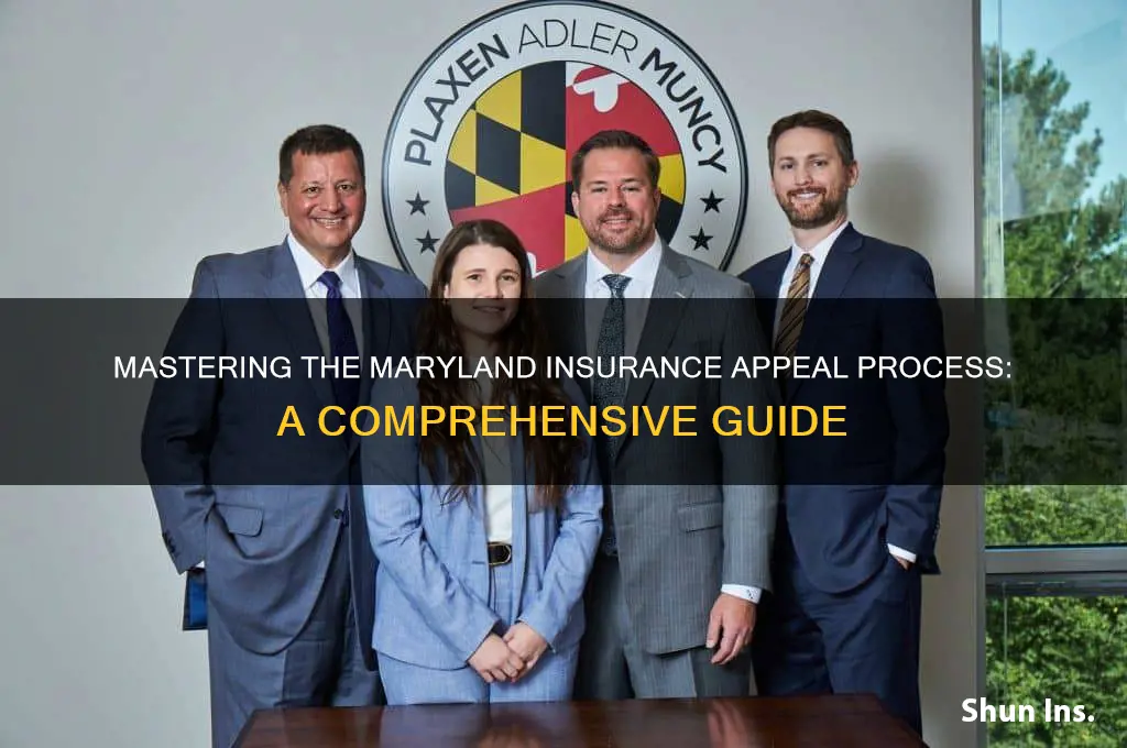 how to appeal to maryland insurance administration