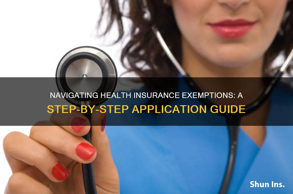how to apply for a health insurance exemption