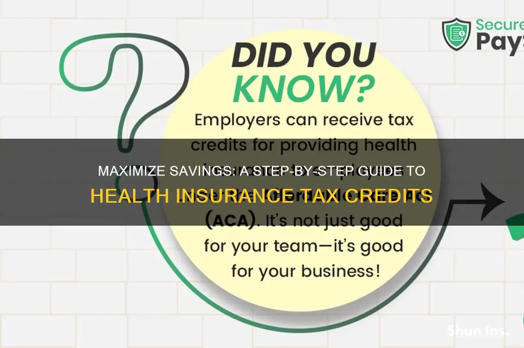 how to apply for a tax credit for health insurance
