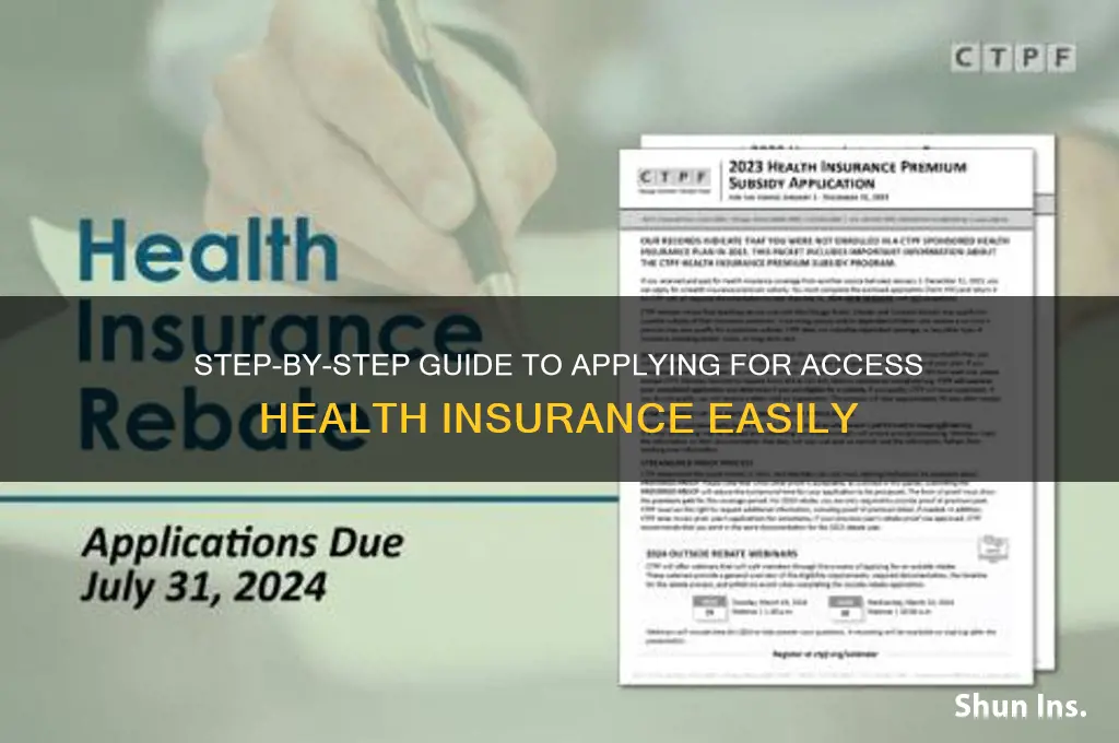 how to apply for access health insurance