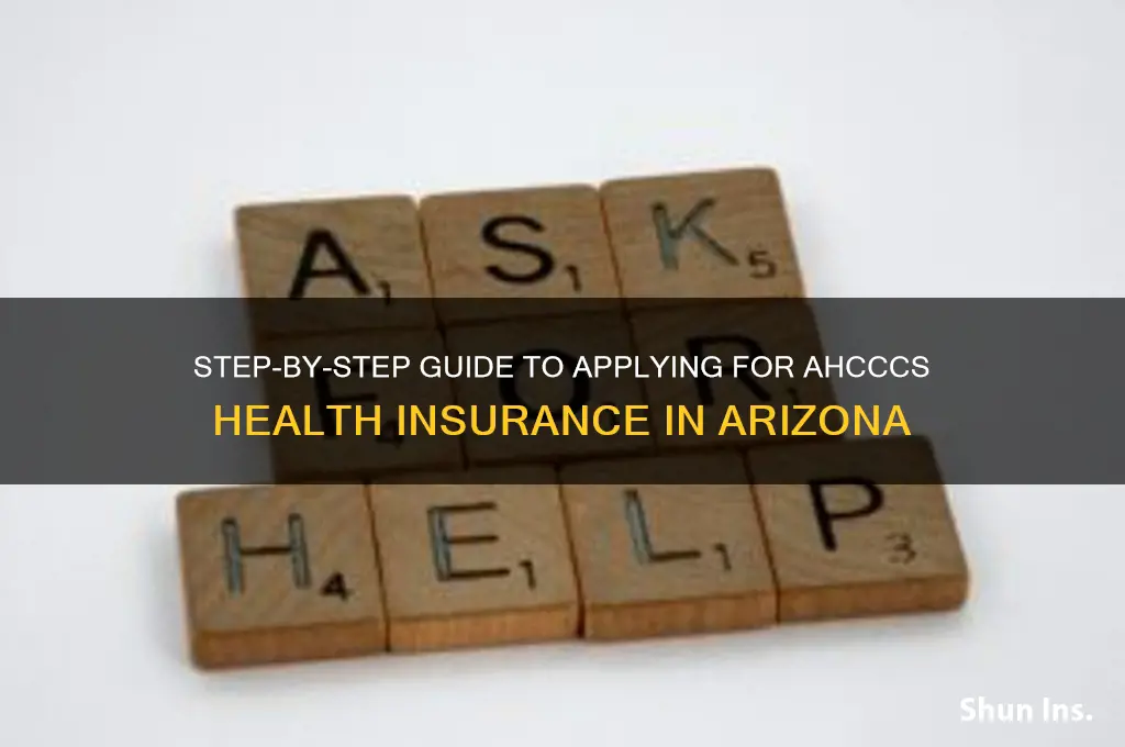 how to apply for ahcccs health insurance