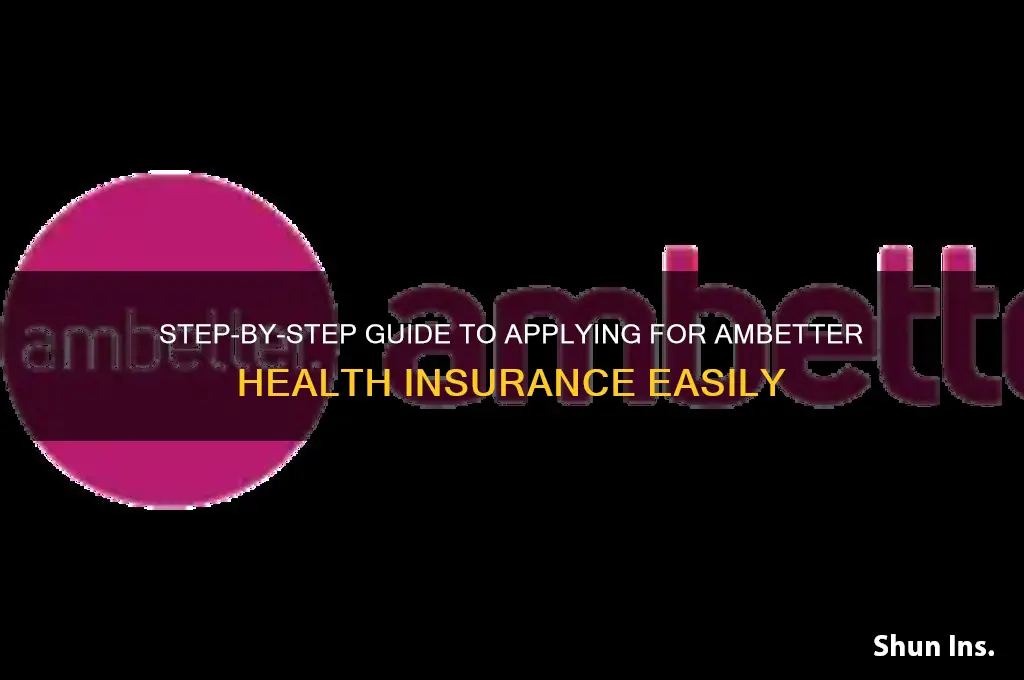 how to apply for ambetter health insurance