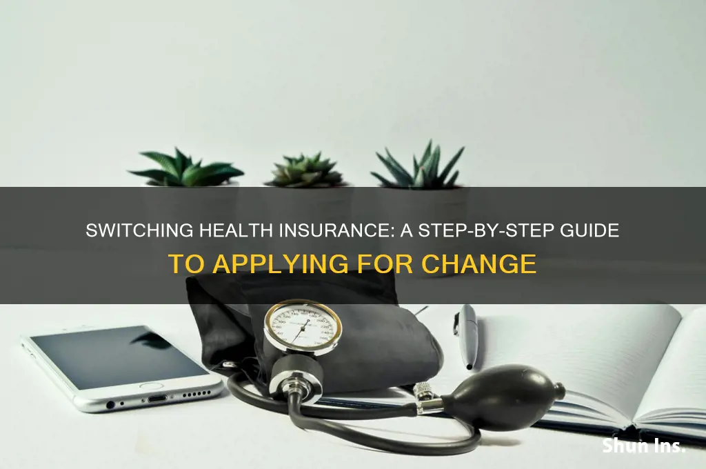 how to apply for change health insurance