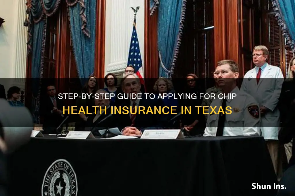 how to apply for chip health insurance in texas