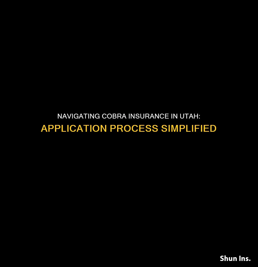how to apply for cobra insurance utah