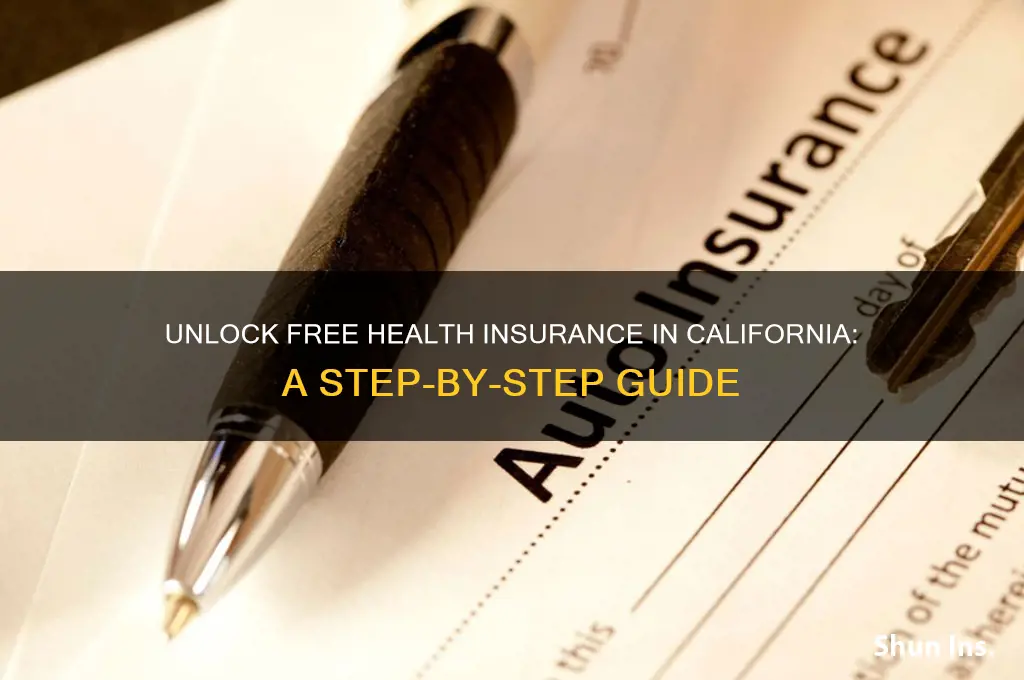 how to apply for free health insurance in california