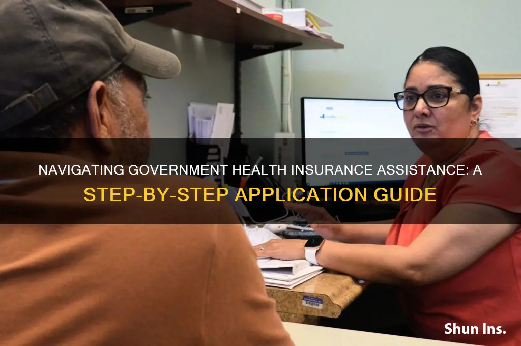 how to apply for government assistance for health insurance