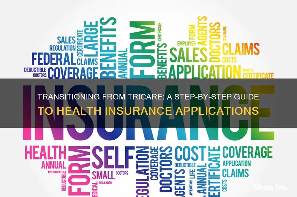 how to apply for health insurance after tricare