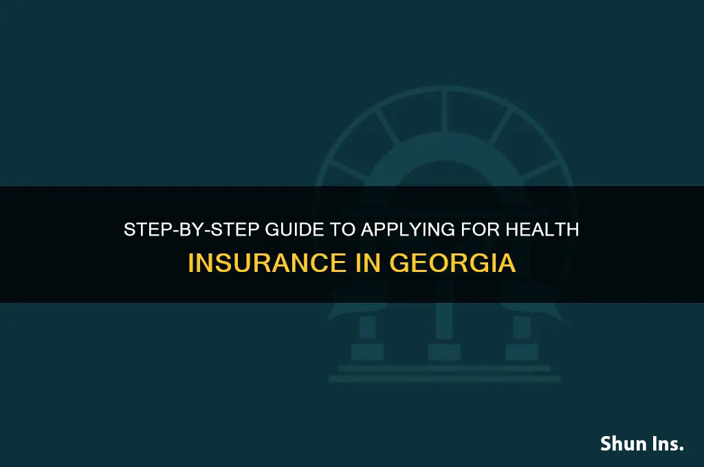 how to apply for health insurance ga