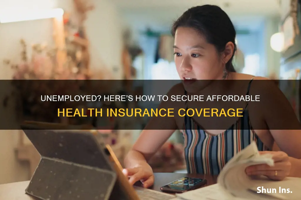 how to apply for health insurance if unemployed