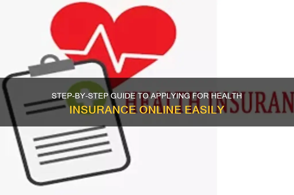 how to apply for health insurance on line