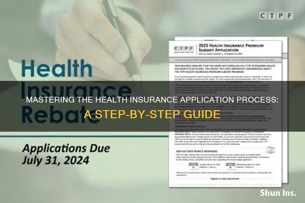 how to apply for health insurance process speech