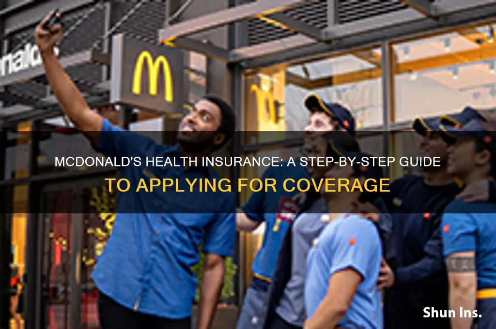 how to apply for health insurance through mcdonalds