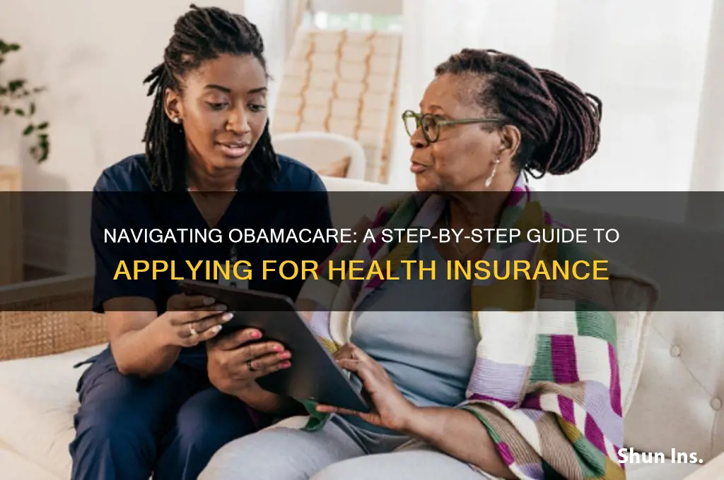 how to apply for health insurance through obamacare