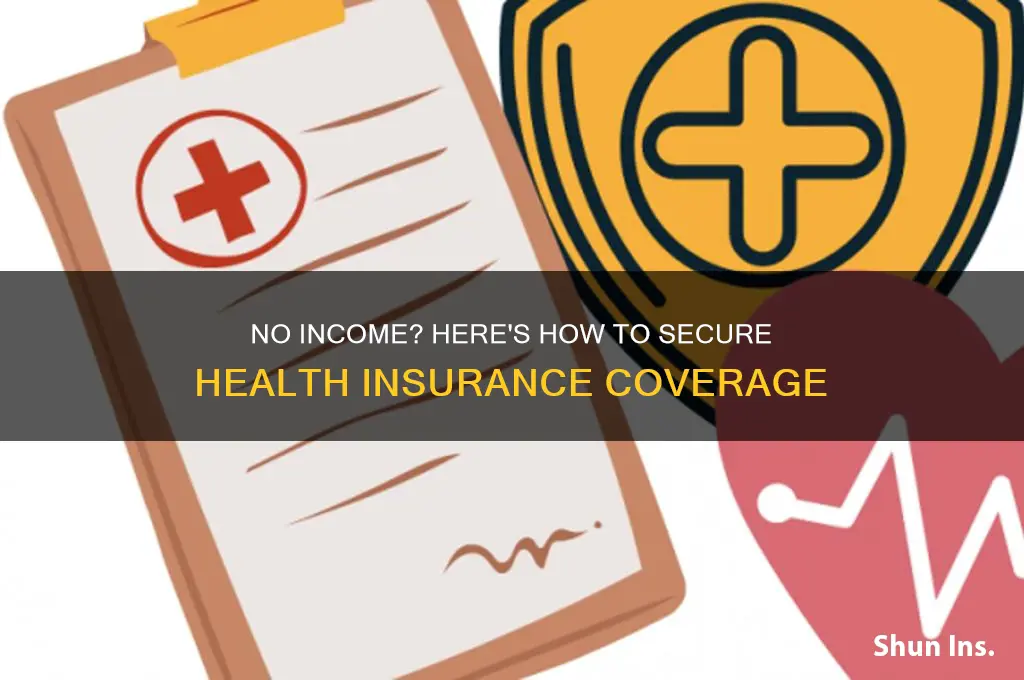 how to apply for health insurance with no income