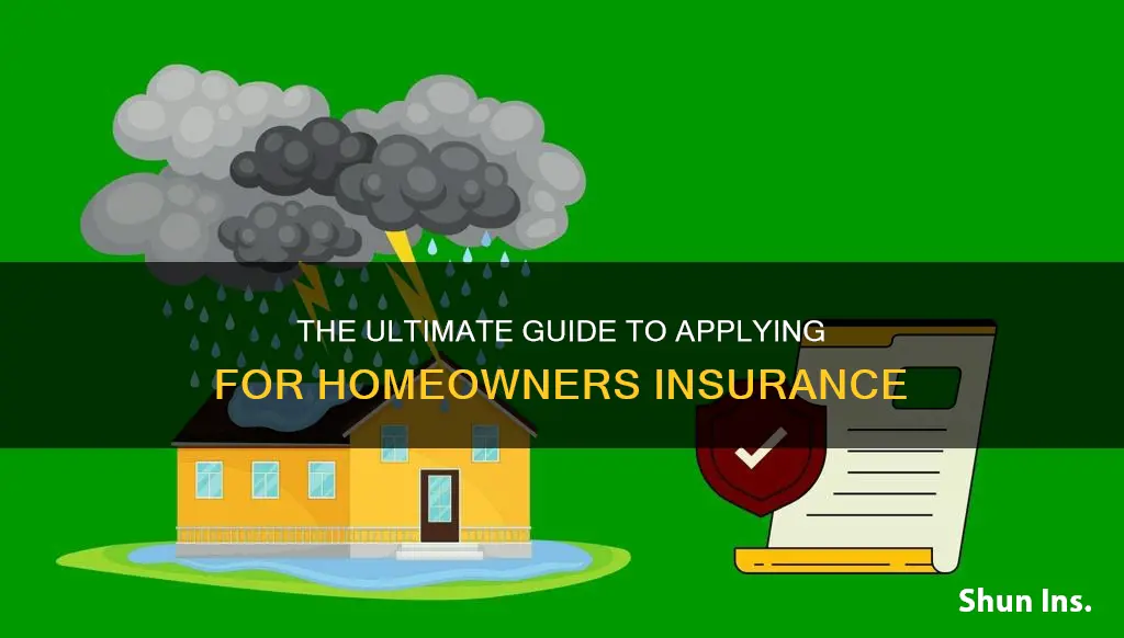 how to apply for homeowners insurance