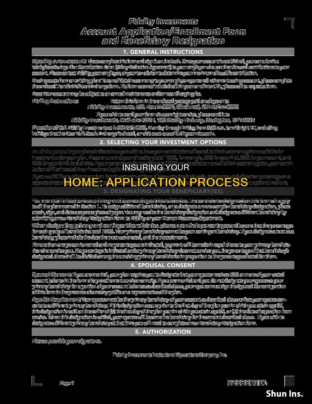 how to apply for house insurance