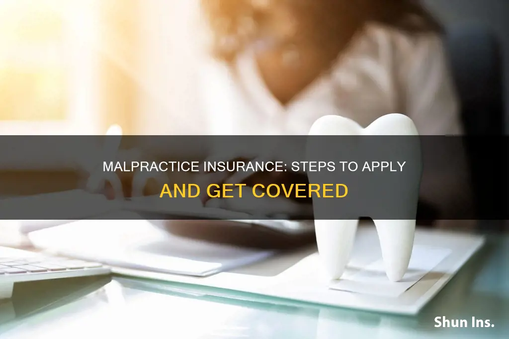 how to apply for malpractice insurance
