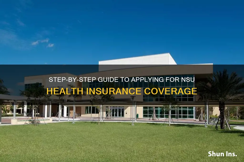 how to apply for nsu health insurance