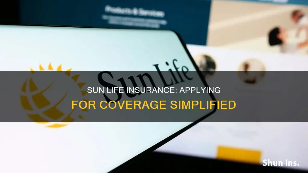 how to apply for sun life insurance