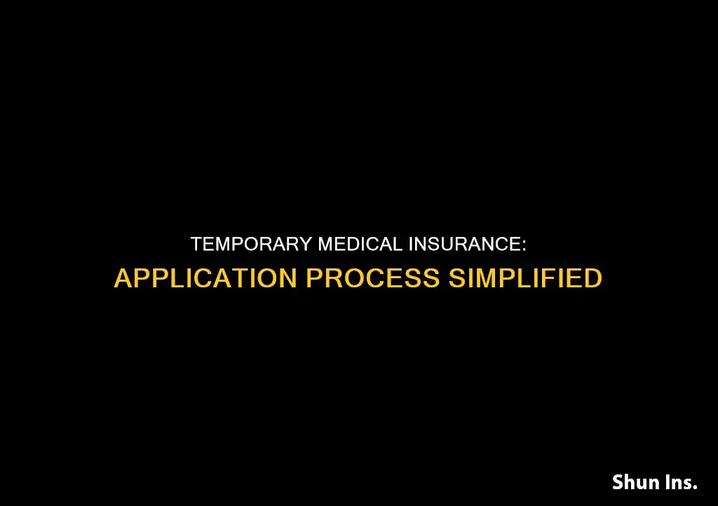 how to apply for temporary medical insurance