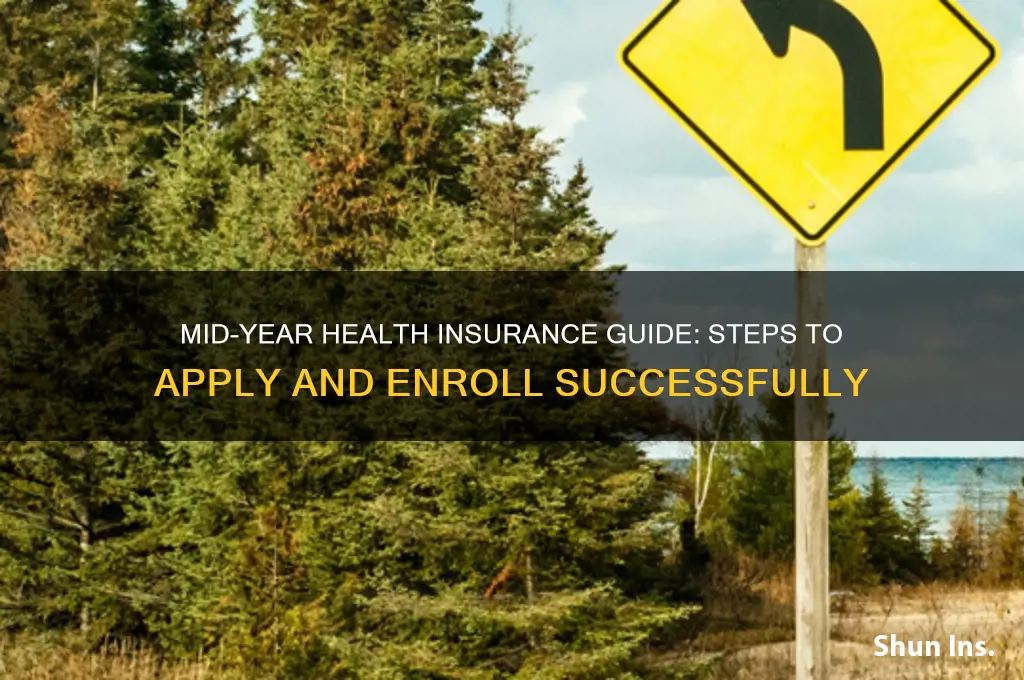 how to apply for the health insurance during the year