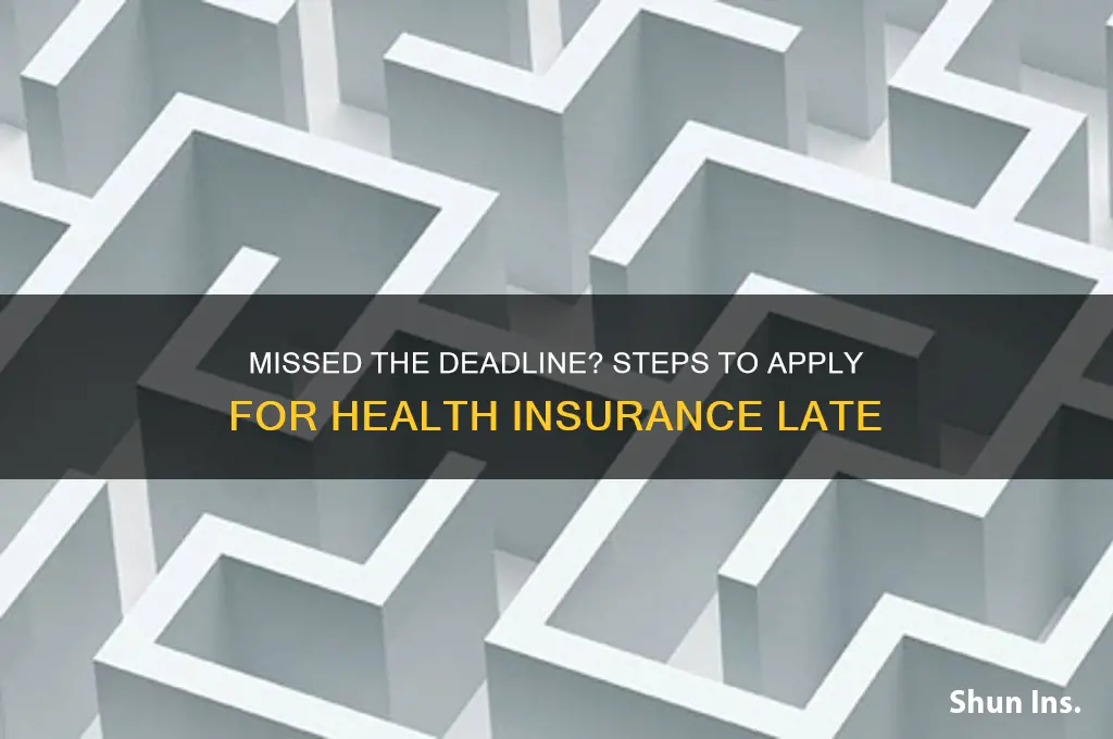 how to apply health insurance late