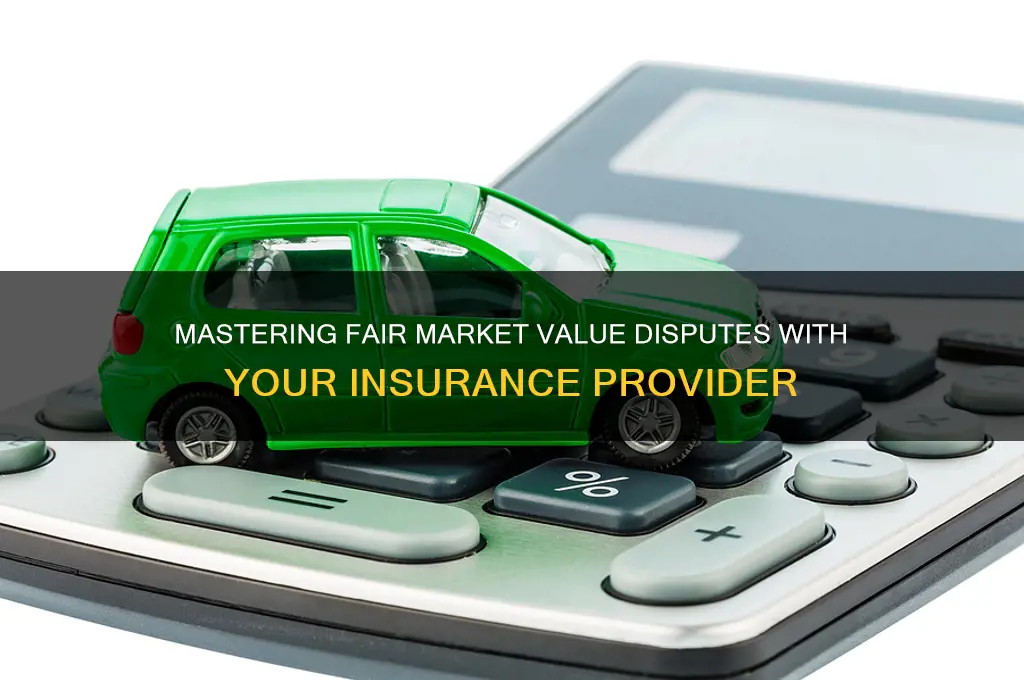 how to argue fair market value with insurance