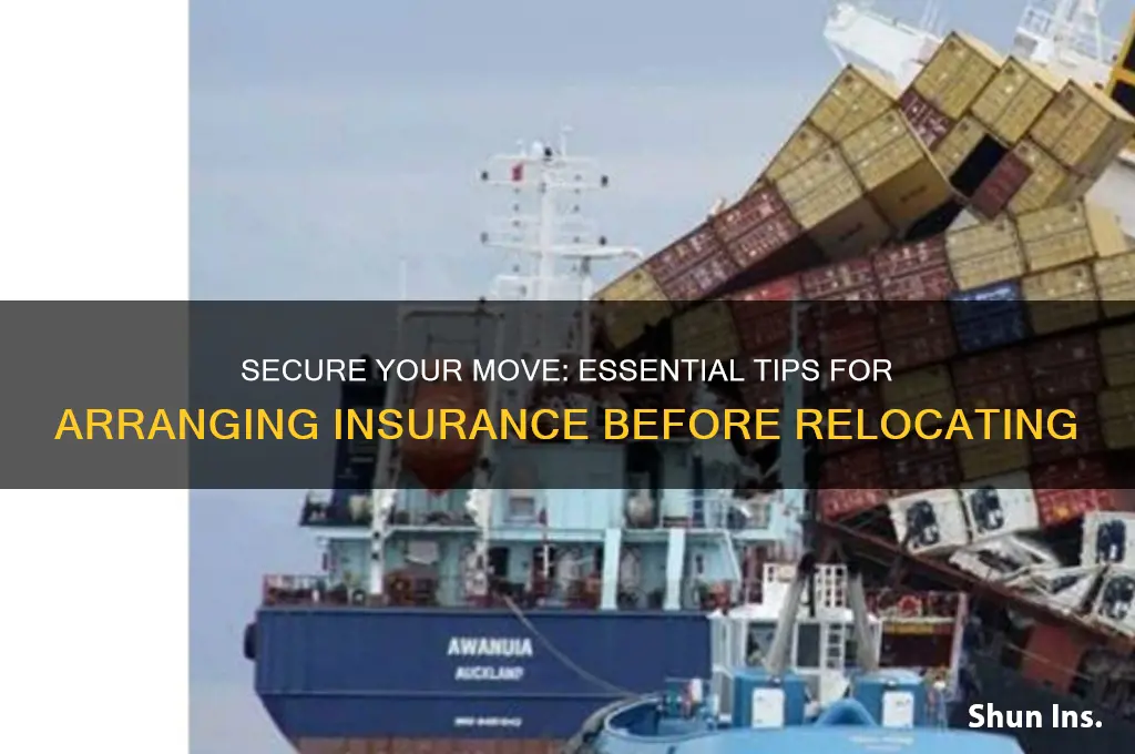 how to arrange insurance before moving into a new place