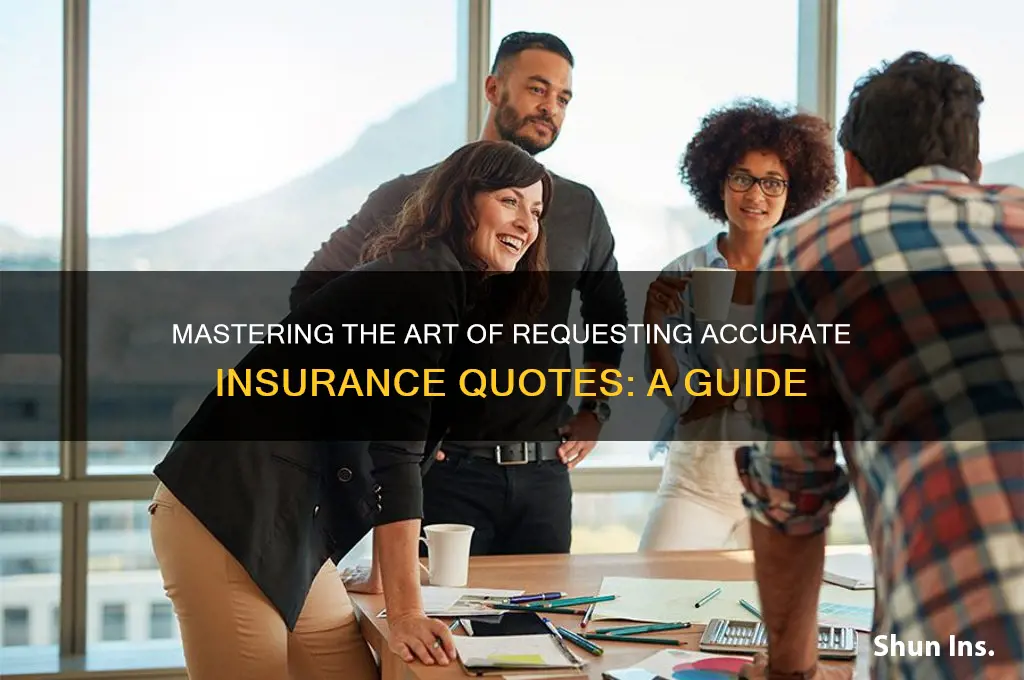how to ask for an insurance quote
