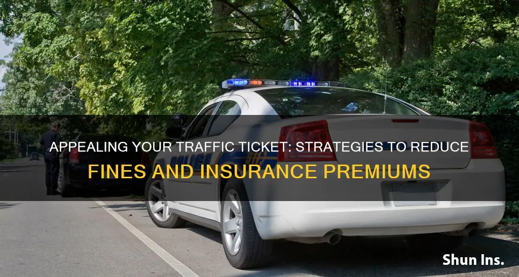 how to ask judge to reduce traffic ticket off insurance