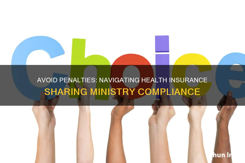 how to avoid fine for no health insurance sharing ministry