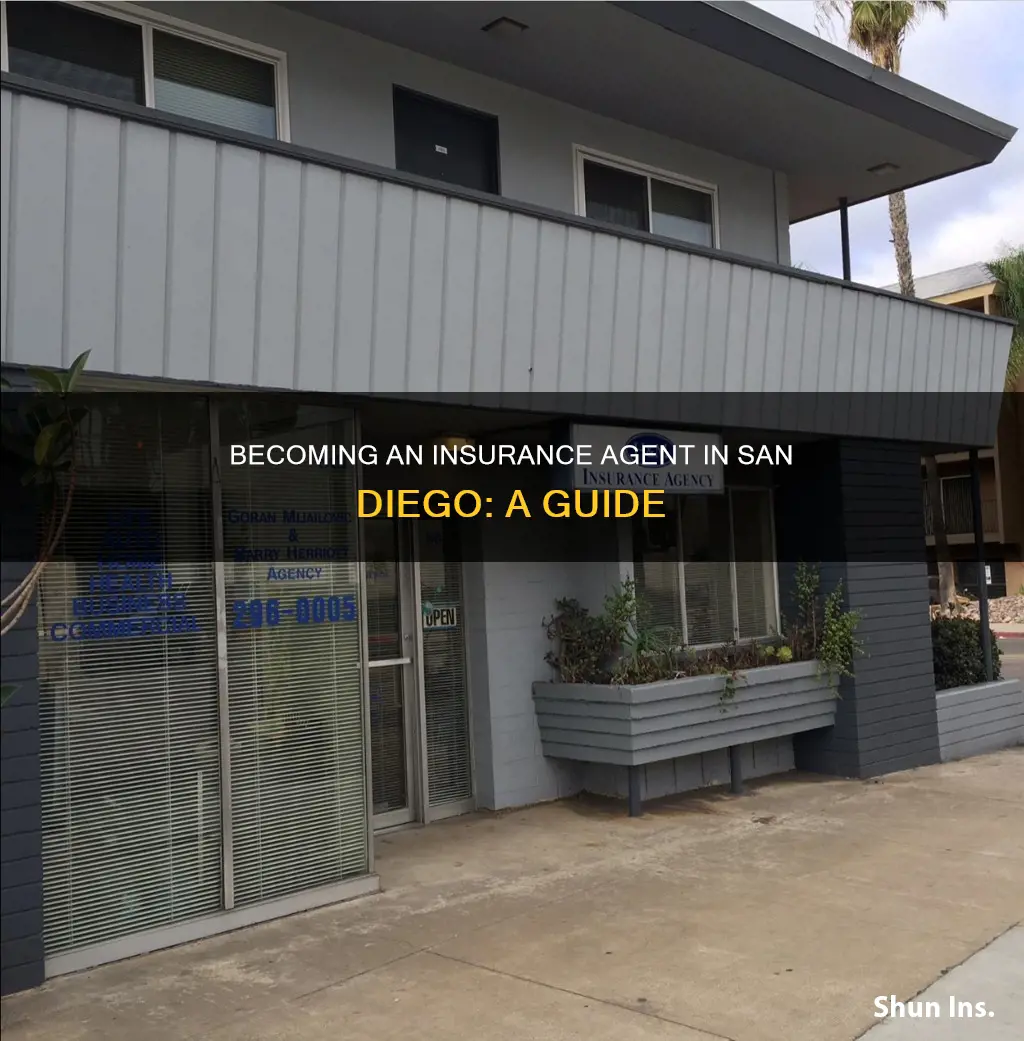 how to be a insurance agent san diego