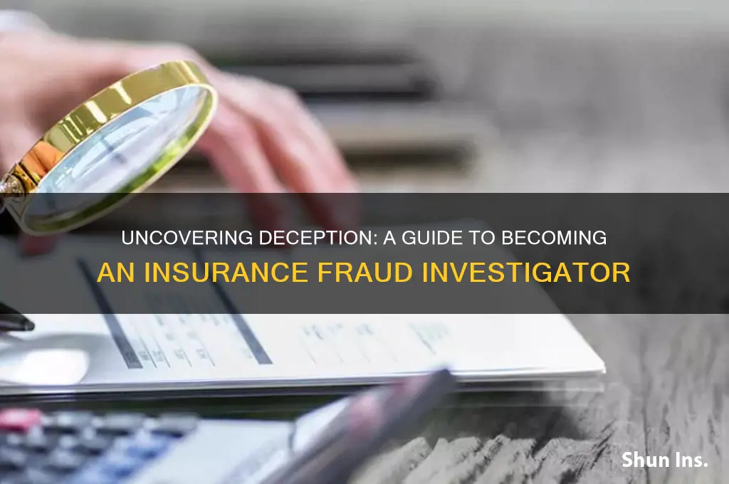 how to be a insurance fraud investigator