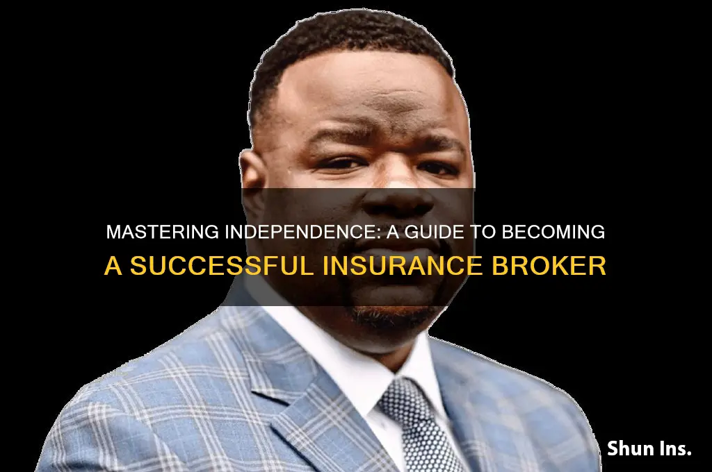 how to be an independent insurance broker