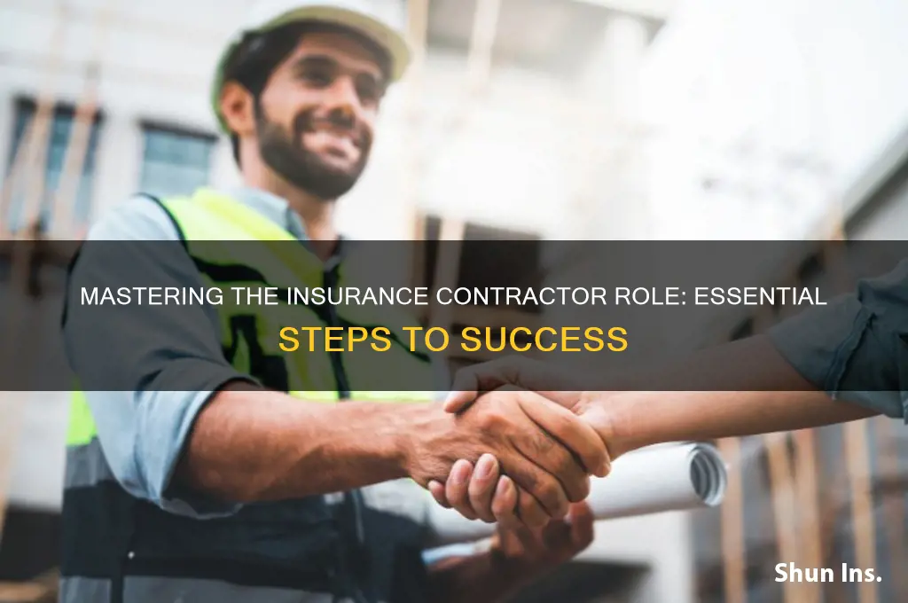 how to be an insurance contractor