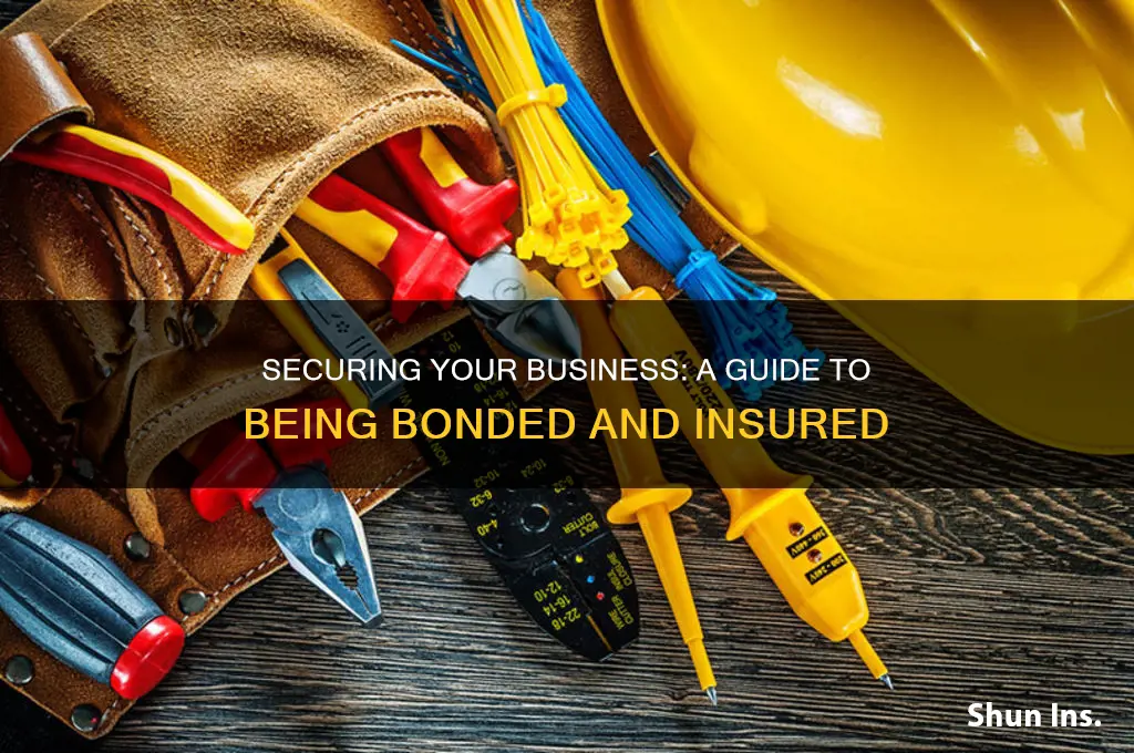 how to be bonded and insured