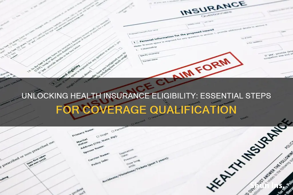 how to be eligible for health insurance