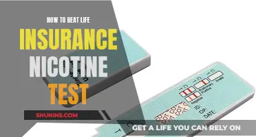 Beating Nicotine Tests for Life Insurance