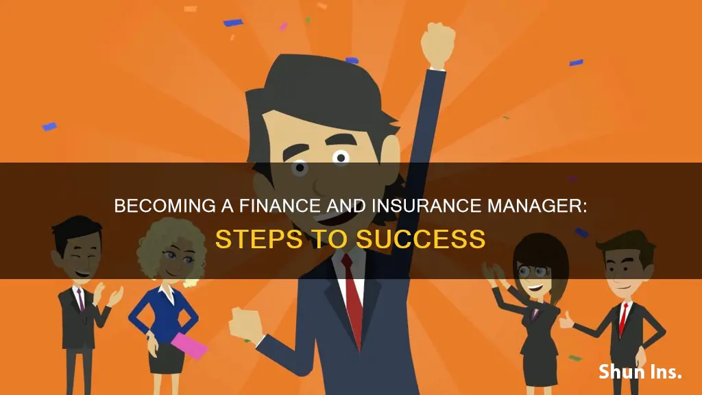 how to become a finance and insurance manager