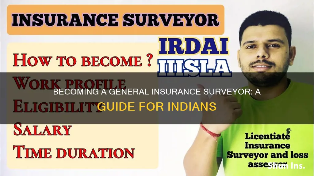 how to become a general insurance surveyor in india