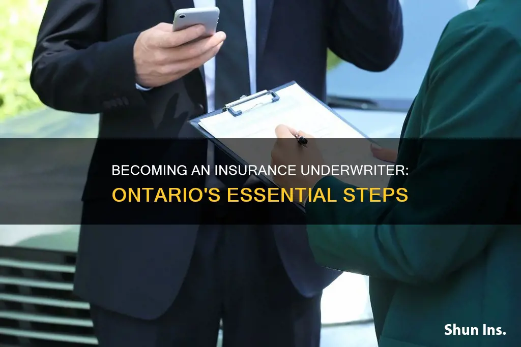 how to become a insurance underwriter in ontario