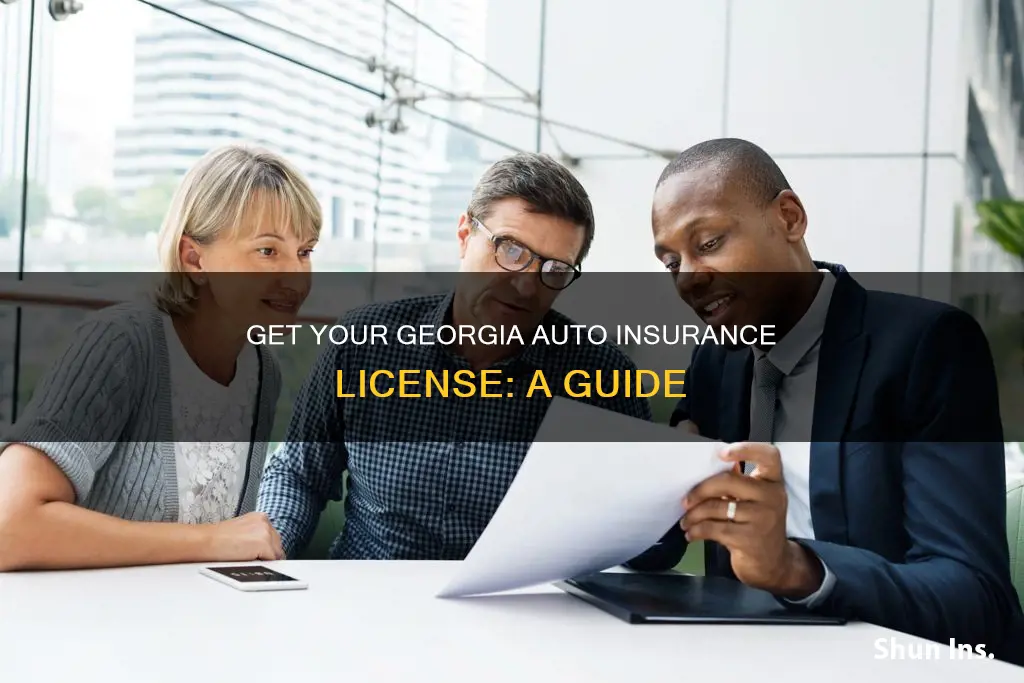 how to become a licensed auto insurance agent in Georgia