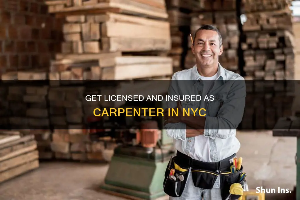 how to become a liscensed and insured carpenter in nyc