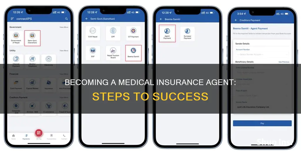 how to become a medical insurance agent