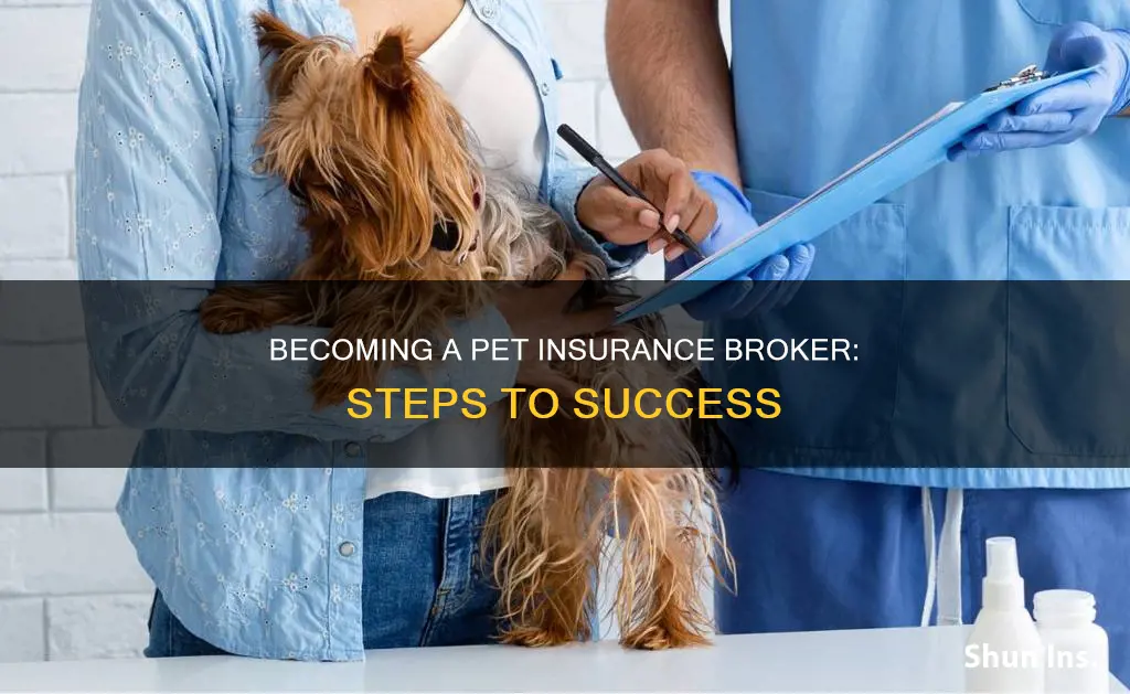 how to become a pet insurance broker