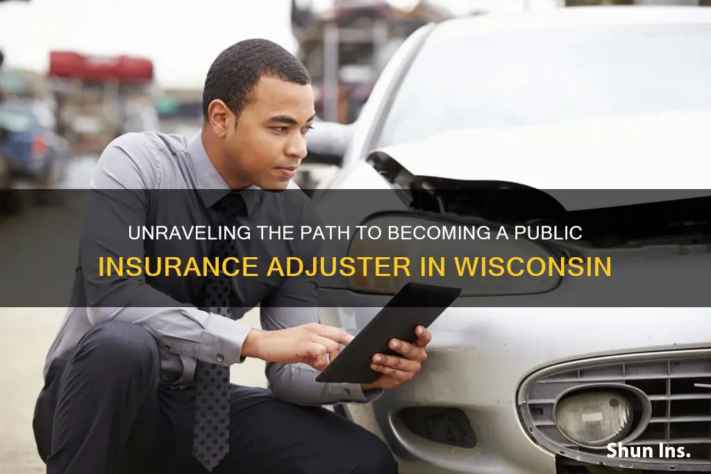 how to become a public insurance adjuster in Wisconsin